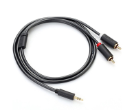 UGREEN AV102 Kabel 2x RCA Cinch jack 3.5 mm 2m czarny - 1488999 - zdjęcie 3